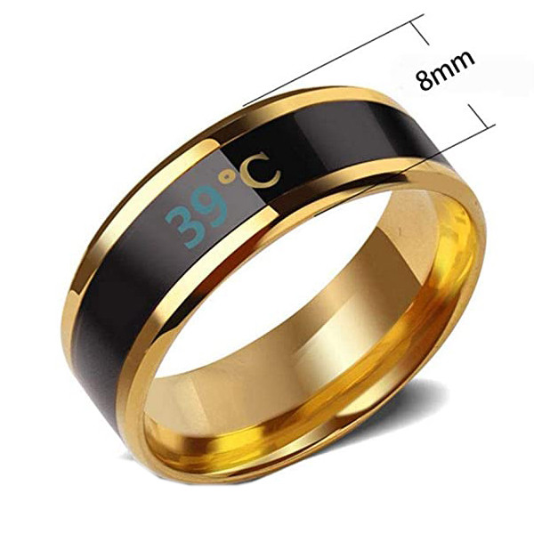 انگشتر زنانه مدل حلقه جادویی دماسنج انگشتر زنانه مدل حلقه جادویی دماسنج