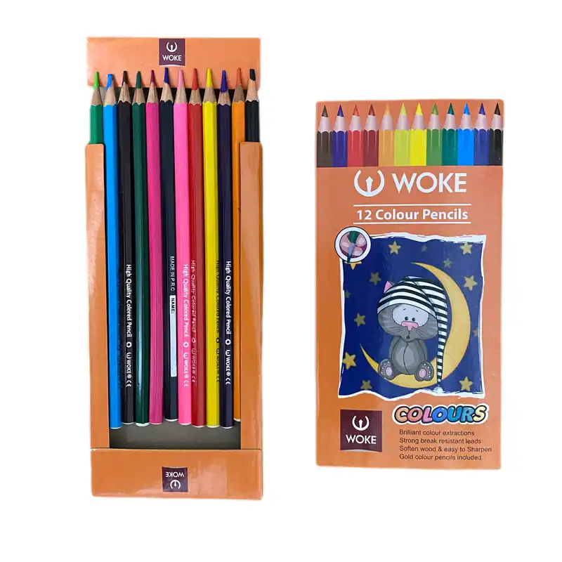 مداد رنگی 12 رنگ ووک کد 10