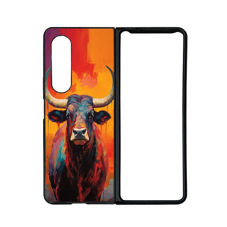 کاور گالری وبفر طرح گاو مناسب برای گوشی موبایل سامسونگ galaxy z fold 4