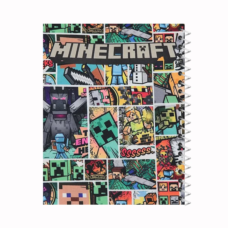 دفتر نقاشی 60 برگ طرح ماینکرفت کد 005