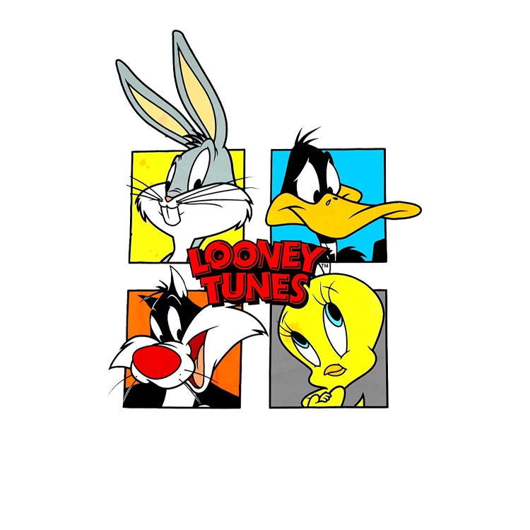 استیکر پارچه و لباس پاد آفرین مدل لونی تونز کد 853