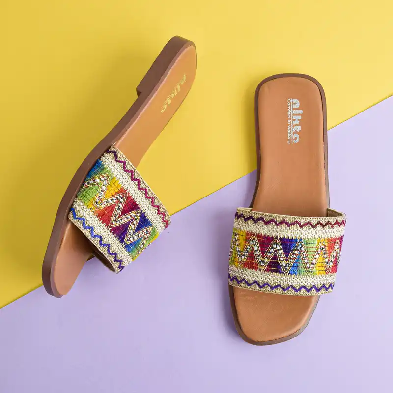 صندل زنانه نیکتا مدل  خلیجی کد CR.2880