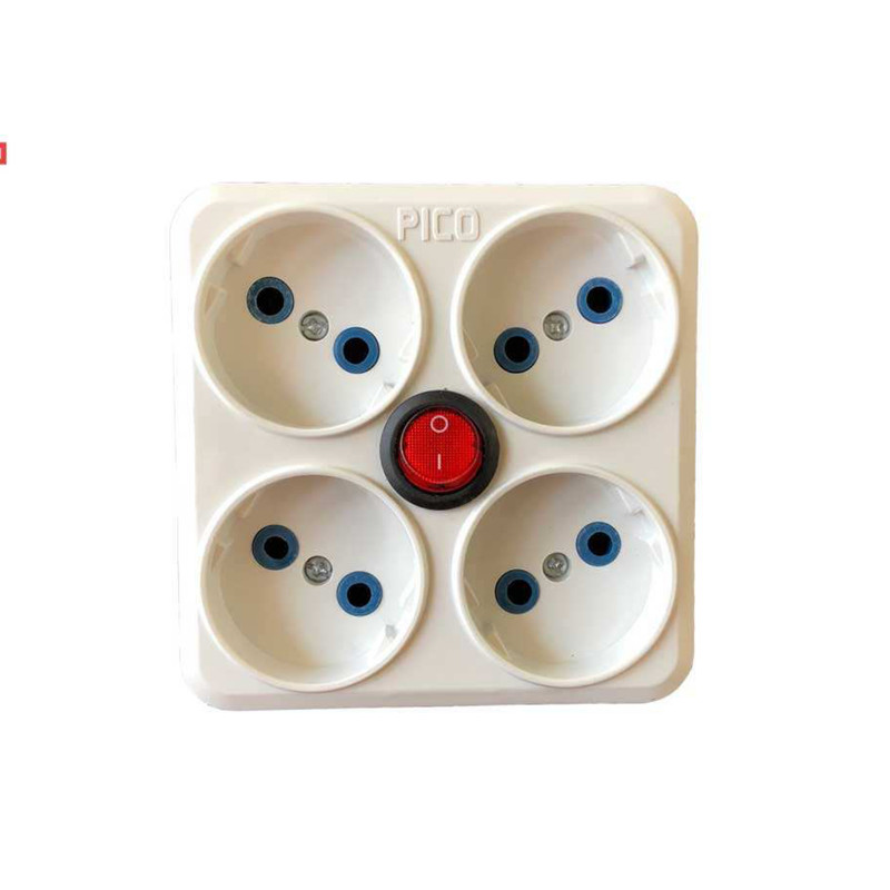 چندراهی برق پیکو مدل دیواری کلیددار