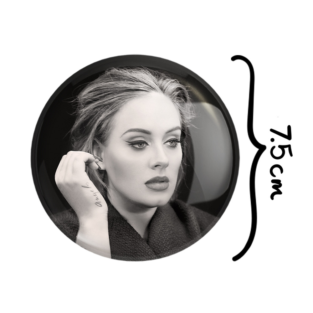 آینه جیبی خندالو طرح ادل Adele مدل تاشو کد 2941