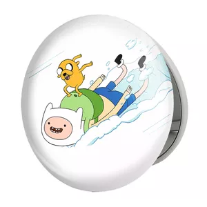 آینه جیبی خندالو طرح جیک و فین وقت ماجراجویی Adventure Time مدل تاشو کد 20812 