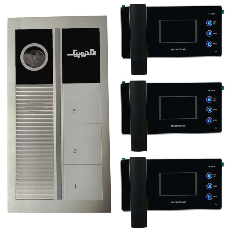 دربازکن تصویری الکتروپیک مدل 1096 کد 1075 مجموعه 4 عددی