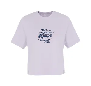 تی شرت آستین کوتاه زنانه بنیس مدل دیفرنت رنگ یاسی