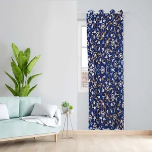 پرده طرح سنتی مدل مخمل پانچی کد 1466 z سایز 140x200 سانتی متر