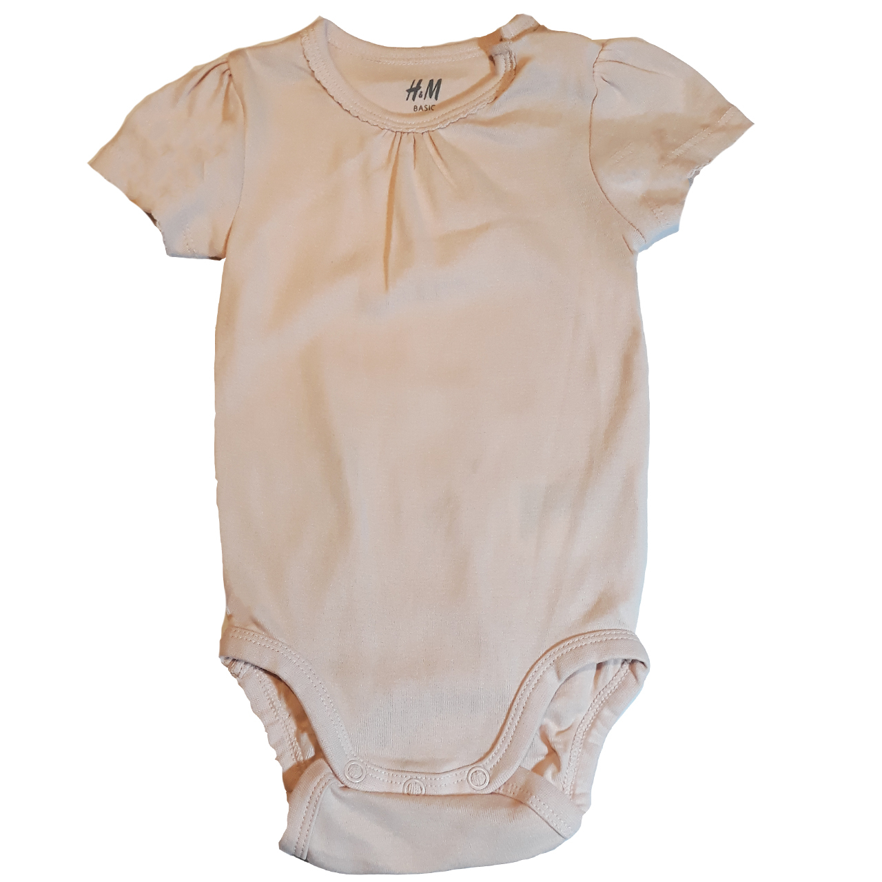 بادی آستین کوتاه نوزادی اچ اند ام مدل 110