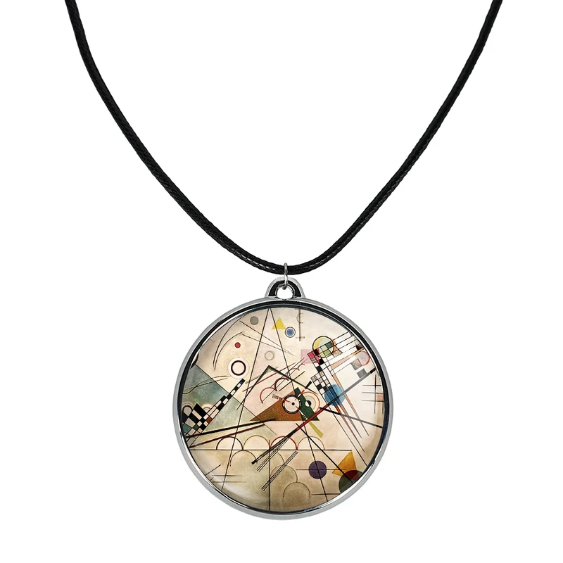 گردنبند خندالو مدل واسیلی کاندینسکی کد 3685436843