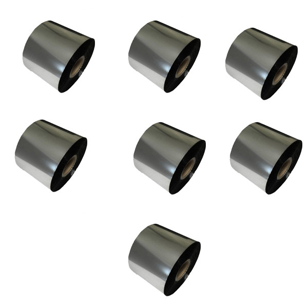 ریبون پرینتر لیبل زن مدل Wax 60mm x 450m بسته 7 عددی