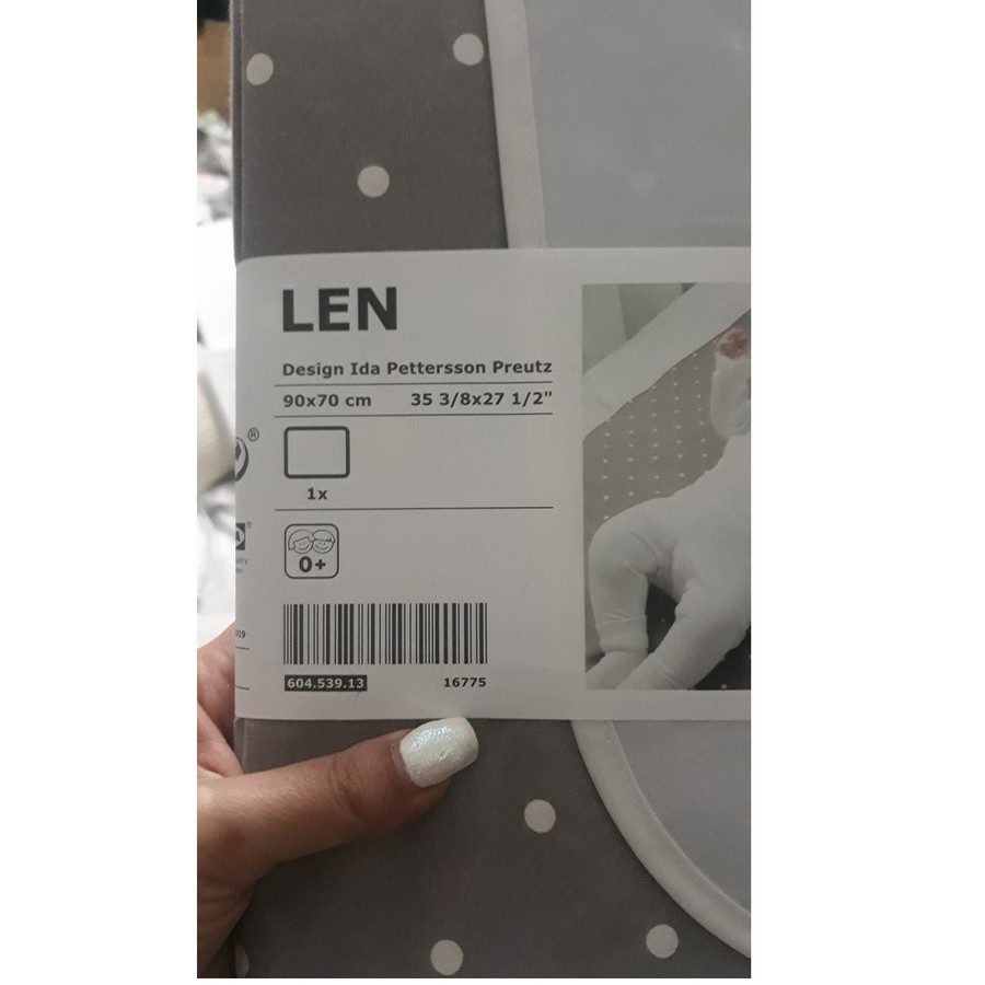 تشک تعویض نوزاد ایکیا مدل LEN سایز 90x70 سانتی متر