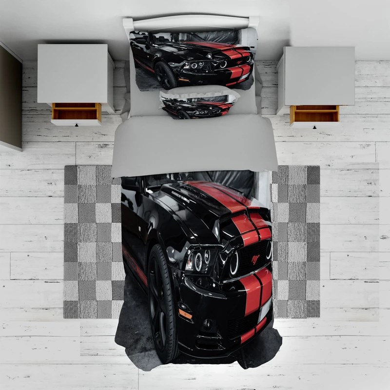 سرویس روتختی مدل Ford mustang TXY193 تک نفره 5 تکه