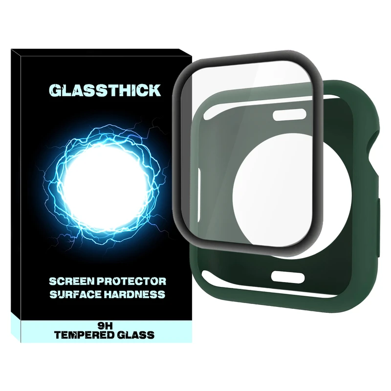 کاور گلستیک مدل Jelly Shield GL مناسب برای اپل واچ سری 7/8/9 سایز 41 میلی متری به همراه محافظ صفحه نمایش