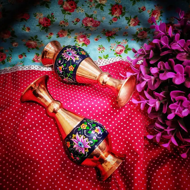 گلدان مسی مدل پرداز کد 1605 بسته دو عددی