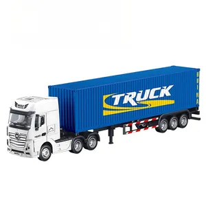 ماکت ماشین ناب سل مدل تریلی کانتینر دار فلزی هوینا کد CONTAINER TRUCK 1732 SCALE 1:50