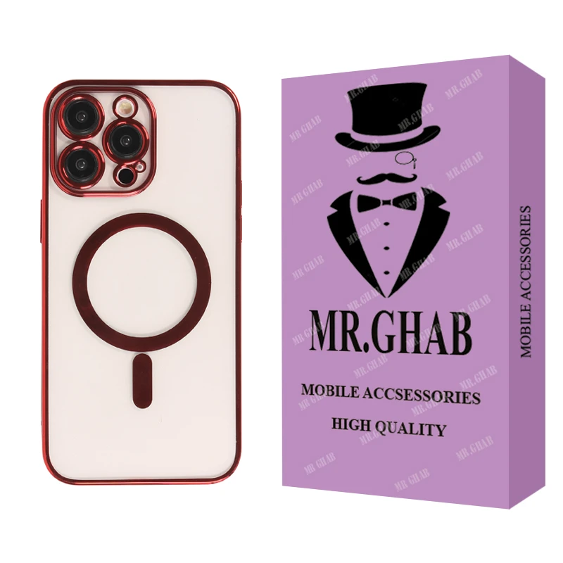 کاور مستر قاب مدل مگ سیف طرح LUX مناسب برای گوشی موبایل اپل iPhone 15 Pro Max