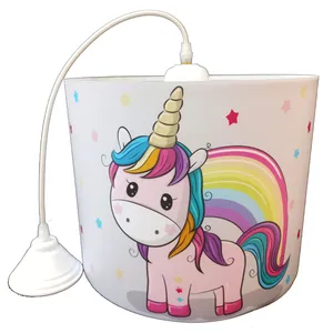 لوستر کودک مدل یونیکورن طرح اسب تک شاخ