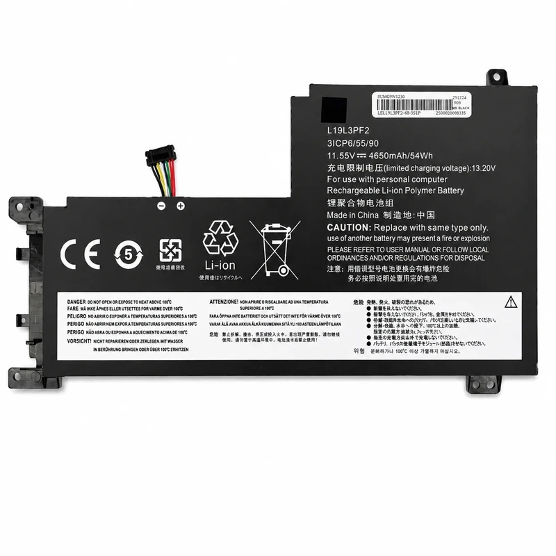 باتری لپ‌تاپ 6 سلولی دابل ام مدل L19L3PF2 مناسب برای لپ تاپ  Ideapad 5 15ALC05		