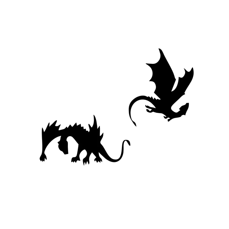 برچسب بدنه خودرو رادیانس مدل دو اژدها کد J01