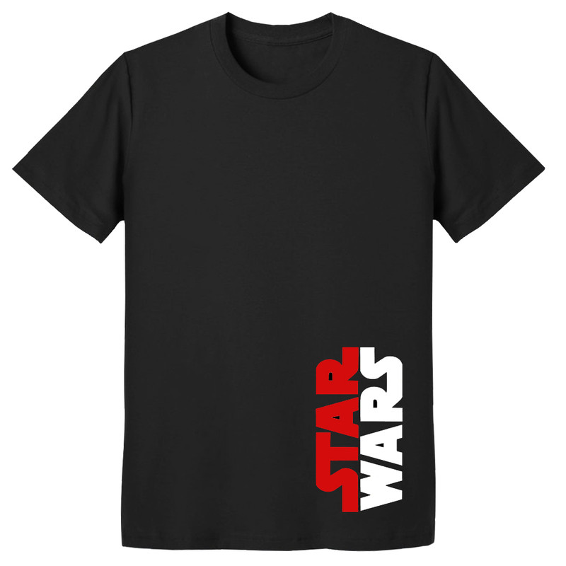 تی شرت آستین کوتاه مردانه مدل STAR WARS کد D06 رنگ مشکی