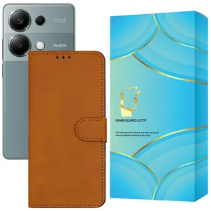 Ghab Guard KKG Magnetic Wallet Case Cover For Xiaomi Redmi Note 13 Pro 4G