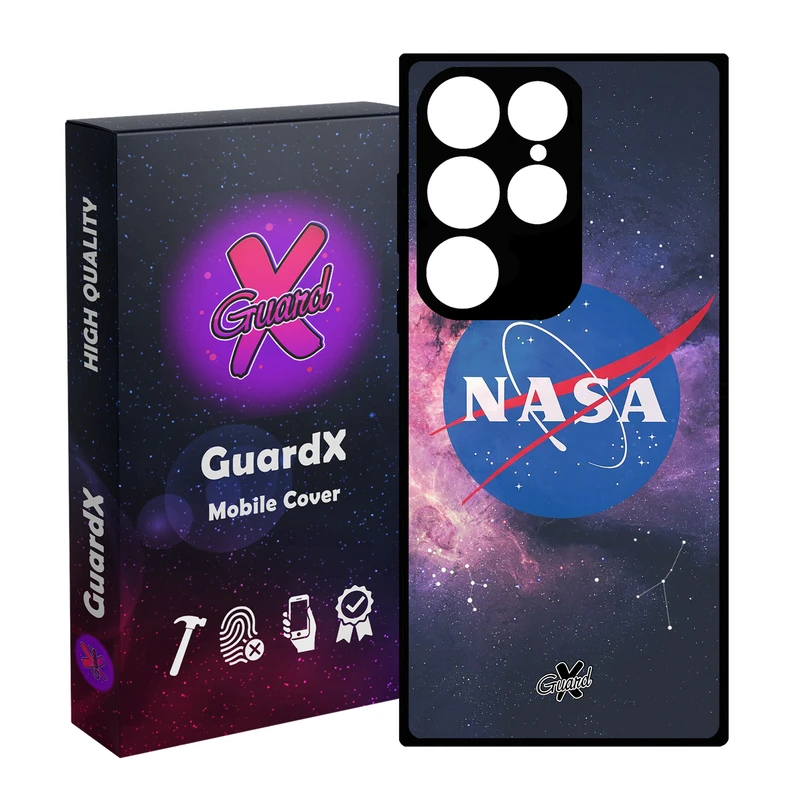 کاور گارد ایکس طرح Nasa مدل Glass10012 مناسب برای گوشی موبایل سامسونگ Galaxy S24 Ultra