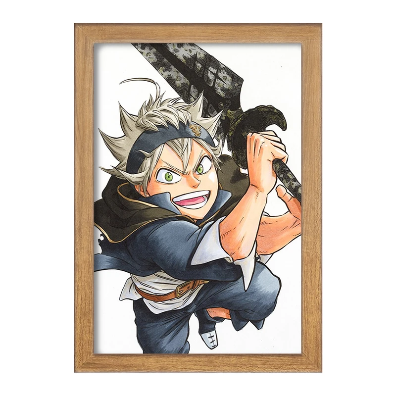 تابلو خندالو مدل آستا انیمه بلک کلاور Black Clover   کد 11725