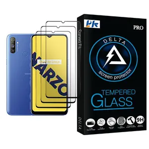 PK Delta Glass MIX003 Screen Protector For Realme Narzo 10A Pack Of 3