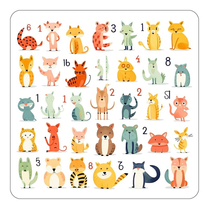 مگنت کاکتی طرح حیوانات کارتونی مدل mp27415