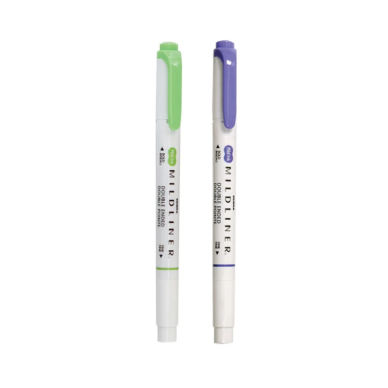 ماژیک علامت گذار زبرا مدل Mildliner کد 78402 بسته 2 عددی