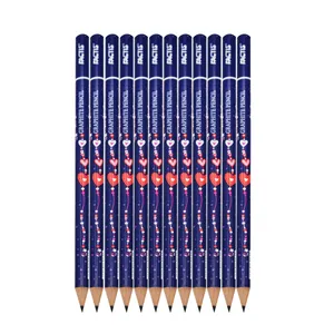 مداد مشکی فکتیس طرح قلب کد 02 بسته 12 عددی