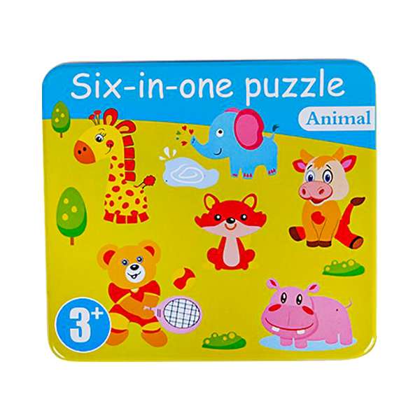 بازی آموزشی حیوانات مدل Six in one
