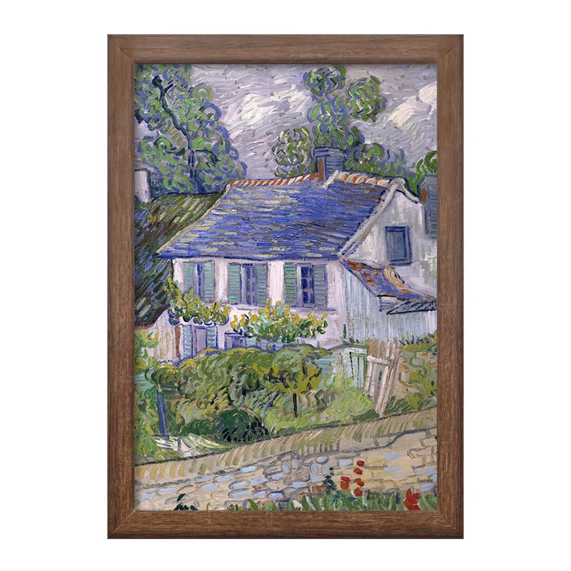 تابلو خندالو طرح نقاشی خانه ای در اور اثر ونسان ونگوگ کد 25465