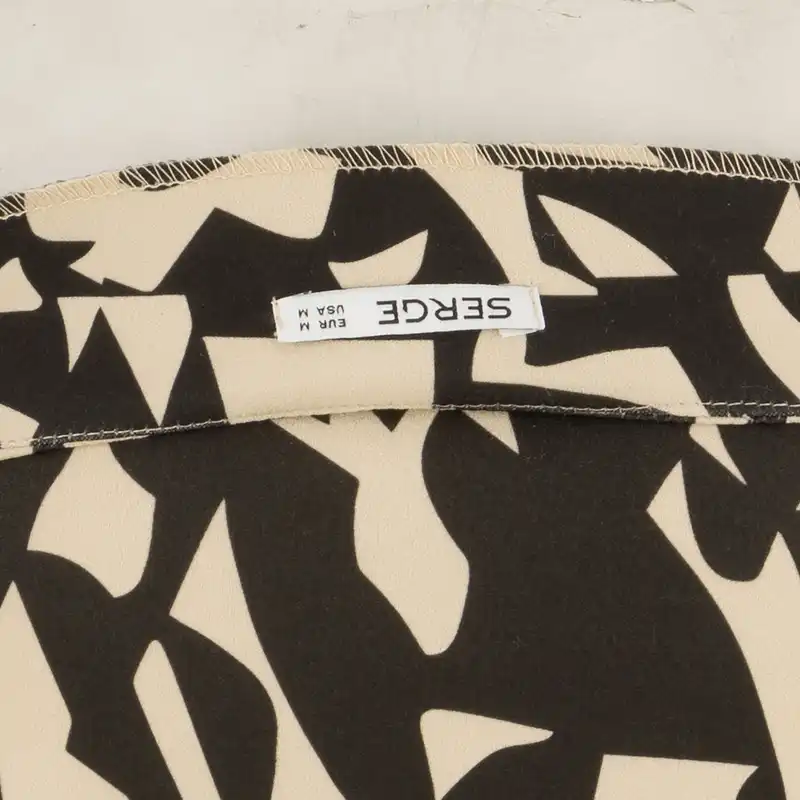 دامن زنانه سرژه مدل 210207 رنگ کرم