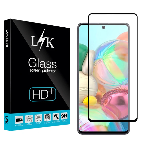 محافظ صفحه نمایش ال کی مدل +HD مناسب برای گوشی موبایل سامسونگ Galaxy A71