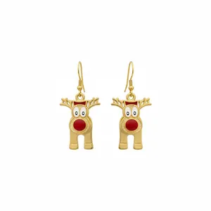 گوشواره دخترانه مدل کریسمسی 01