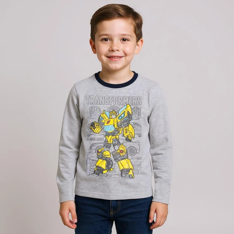 تی شرت آستین بلند پسرانه کد 4834