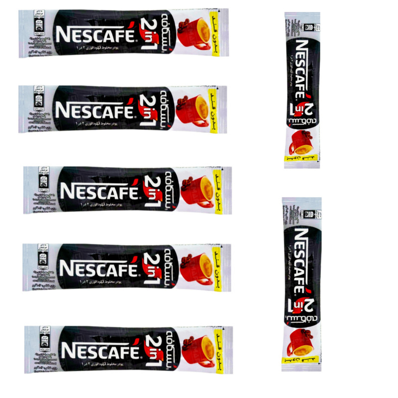 کافی میکس بدون قند 2 در1 رژیمی نسکافه - 11 گرم بسته 7 عددی