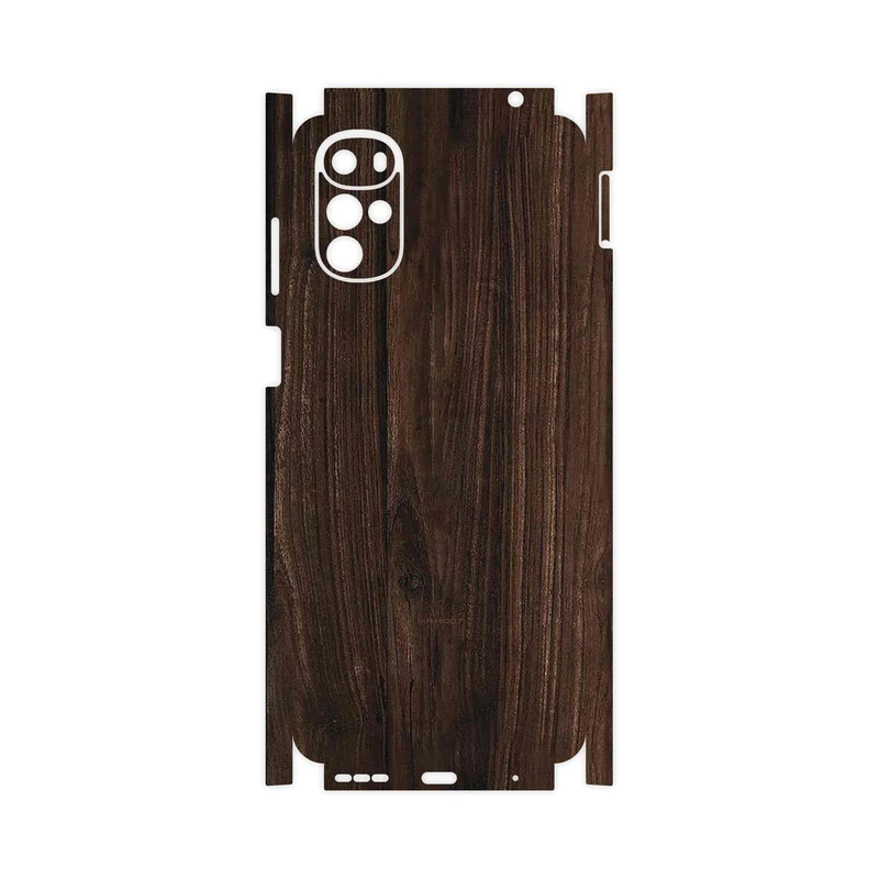 برچسب پوششی ماهوت مدل Dark_Walnut_Wood-FullSkin مناسب برای گوشی موبایل موتورولا Moto G22