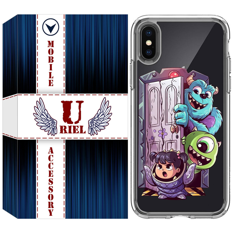 کاور یوریل قاب مدل Clear کد 67 طرح سالیوان مناسب برای گوشی موبایل اپل iPhone X / iPhone XS
