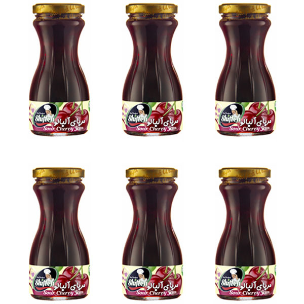 مربای آلبالو شیفته - 960 گرم بسته 6 عددی