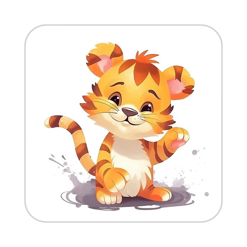 زیر لیوانی کاکتی طرح حیوانات کارتونی مدل mp27700