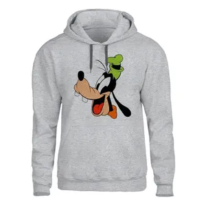 هودی مردانه مدل دوست میکی کد SH50 رنگ طوسی