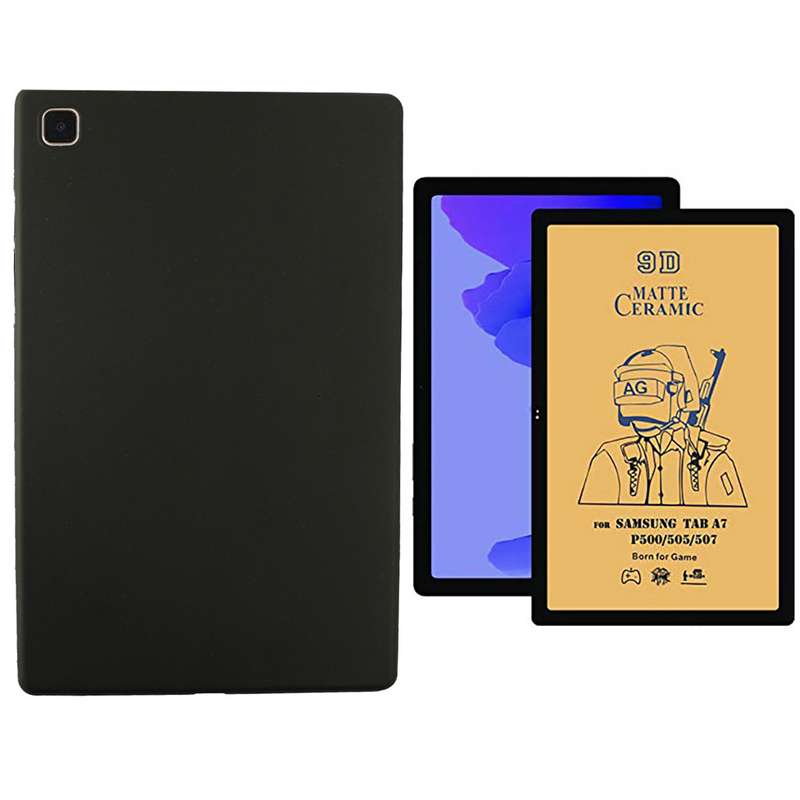 کاور مدل MSI-T505 مناسب برای تبلت سامسونگ Galaxy Tab A7 / T505 به همراه محافظ صفحه نمایش مات