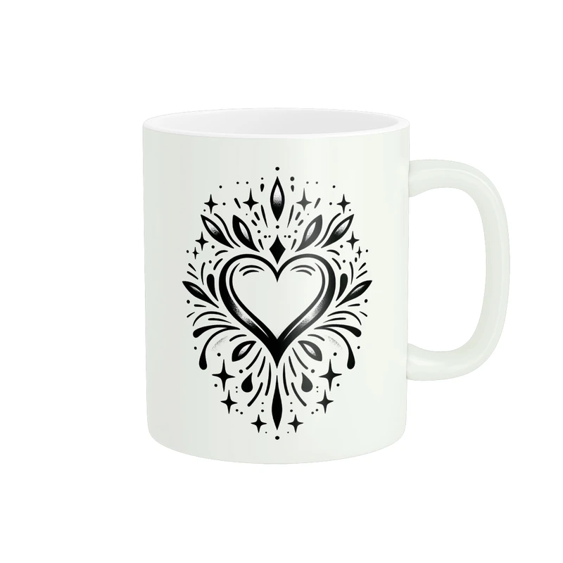 ماگ پاد آفرین طرح قلب کد 2030