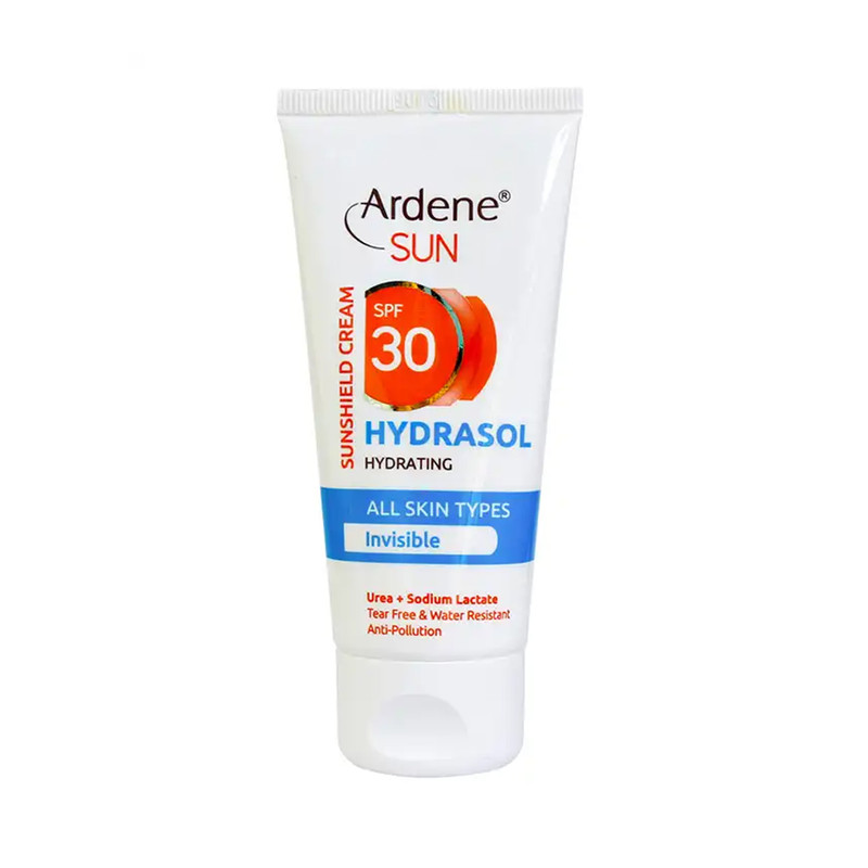 کرم ضد آفتاب بدون رنگ آردن SPF 30 مدل HYDRASOL مناسب انواع پوست حجم 50 میلی لیتر