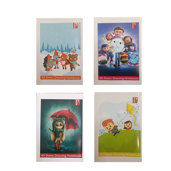 دفتر نقاشی 40 برگ مدل 04 مجموعه 4 عددی
