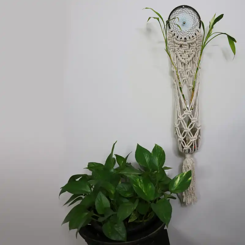 آویز گلدان بافتنی کد 25 مجموعه 3 عددی