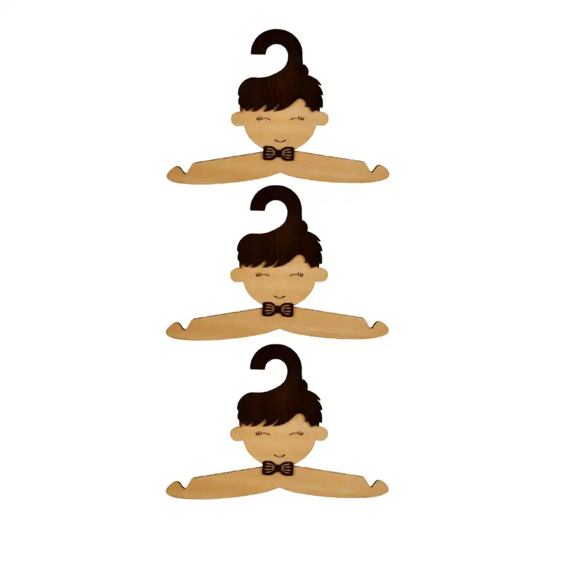 چوب لباسی نوزاد مدل boy1001 مجموعه 3 عددی